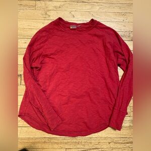 Women's Red Long Sleeve Top. Zella. Size medium.